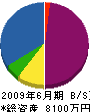 藤盛興業所 貸借対照表 2009年6月期