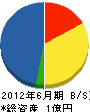 琉球電機 貸借対照表 2012年6月期