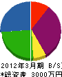 ＊橋電工 貸借対照表 2012年3月期