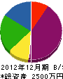 土田電気商会 貸借対照表 2012年12月期