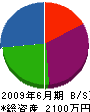 渡邊建設 貸借対照表 2009年6月期