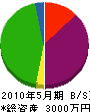 岩本重機 貸借対照表 2010年5月期