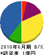 和田建設 貸借対照表 2010年6月期