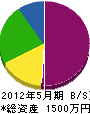 山田電気 貸借対照表 2012年5月期