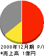 遠藤左官工務店 損益計算書 2008年12月期