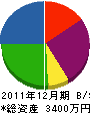 坂本左官工業 貸借対照表 2011年12月期