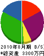 小川エンジニアリング 貸借対照表 2010年8月期
