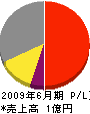 名阪土建 損益計算書 2009年6月期