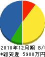 錦城工事 貸借対照表 2010年12月期