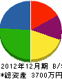 京栄開発 貸借対照表 2012年12月期