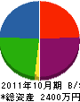川＊塗装 貸借対照表 2011年10月期