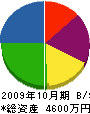 榛名物産 貸借対照表 2009年10月期