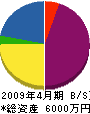 石井電業社 貸借対照表 2009年4月期