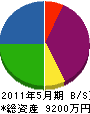 ライフライン妙高 貸借対照表 2011年5月期