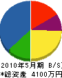 太田總合建設 貸借対照表 2010年5月期