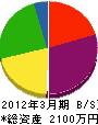斉藤設備 貸借対照表 2012年3月期