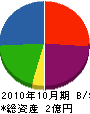 岡崎＊鋼陸運 貸借対照表 2010年10月期