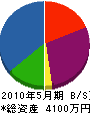 菱田組 貸借対照表 2010年5月期