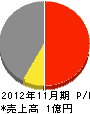 沖田組 損益計算書 2012年11月期