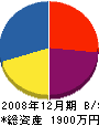 長谷川建設 貸借対照表 2008年12月期