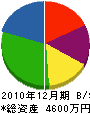 長谷川工務店 貸借対照表 2010年12月期