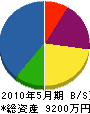 樋川建築 貸借対照表 2010年5月期