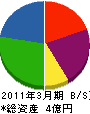 丸駒シビルサービス 貸借対照表 2011年3月期