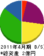 日伸総建 貸借対照表 2011年4月期