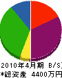 羽生田建業 貸借対照表 2010年4月期