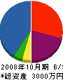 佐藤電設工業 貸借対照表 2008年10月期