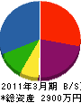 川倉興業 貸借対照表 2011年3月期
