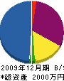 佐藤組 貸借対照表 2009年12月期