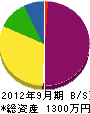ヤチヨ住建 貸借対照表 2012年9月期