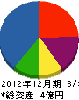 堀江商会 貸借対照表 2012年12月期
