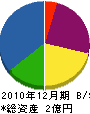 中島松男工務店 貸借対照表 2010年12月期