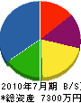 光成経済 貸借対照表 2010年7月期