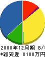 和田工務店 貸借対照表 2008年12月期