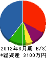 山口ハウジング 貸借対照表 2012年3月期