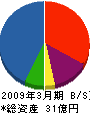阪東機工 貸借対照表 2009年3月期