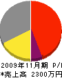 山田工務店 損益計算書 2009年11月期