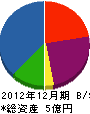 石川工業 貸借対照表 2012年12月期