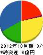 日進電気 貸借対照表 2012年10月期
