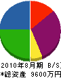 岩井工業所 貸借対照表 2010年8月期