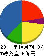 日進電気 貸借対照表 2011年10月期