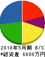 桜井土木 貸借対照表 2010年5月期