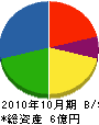 鈴木建設工業 貸借対照表 2010年10月期