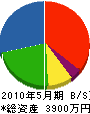 垣本電気 貸借対照表 2010年5月期