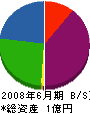 佐野建鉄 貸借対照表 2008年6月期