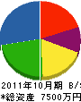 冨田塗装 貸借対照表 2011年10月期
