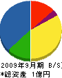 セキュリティハウス大阪・さんとも 貸借対照表 2009年9月期